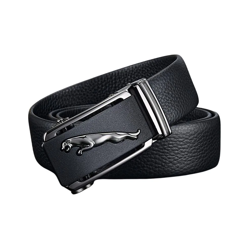 Devanro Ремни из натуральной коровьей кожи мужские 3,5 см