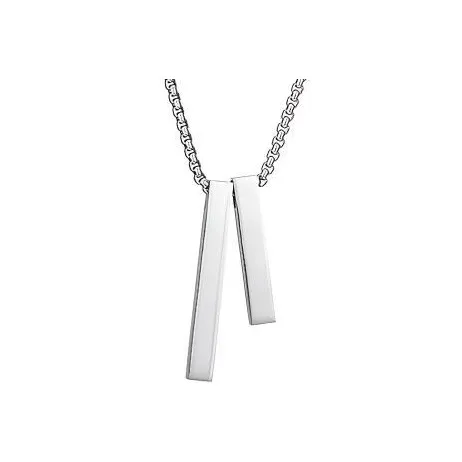 QINGYAZHUBAO Титановые стальные ожерелья для мужчин