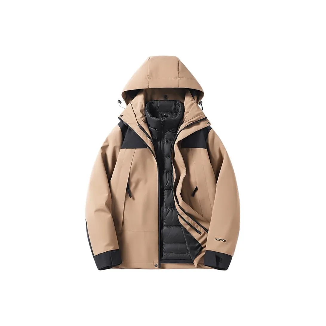 NINEDAO Водонепроницаемый и Ветрозащитный для сохранения тепла Ветровка Унисекс