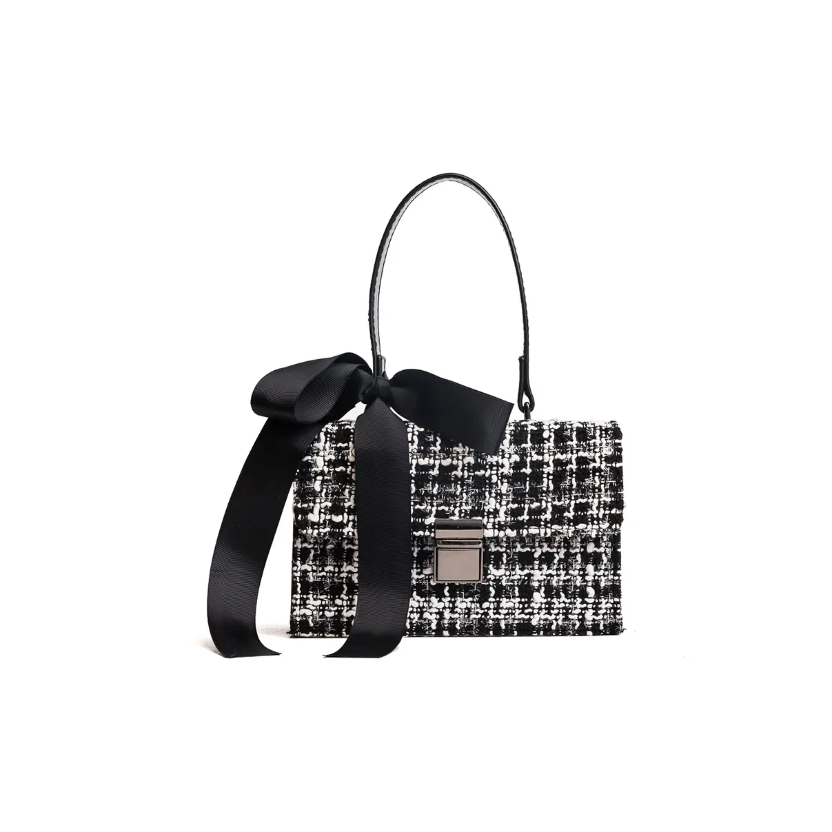 Duoluplo Шерстяная Сумка на одно плечо стандартная женская многоцветная