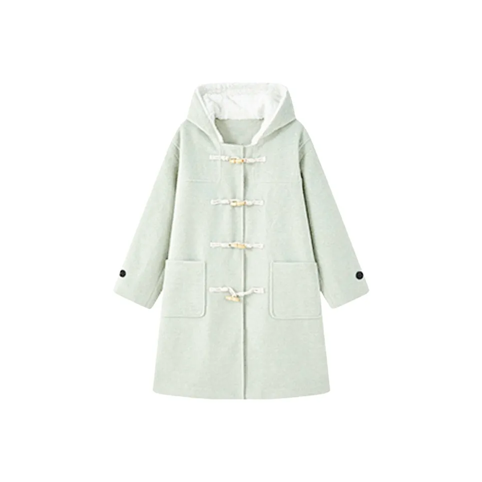 YGPRW Мятно-зеленое женское пальто