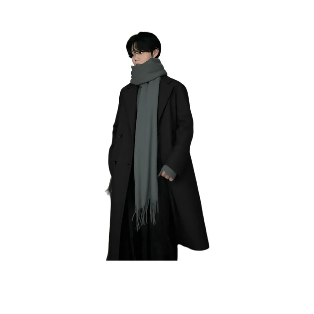 PEA Черное Унисекс Пальто