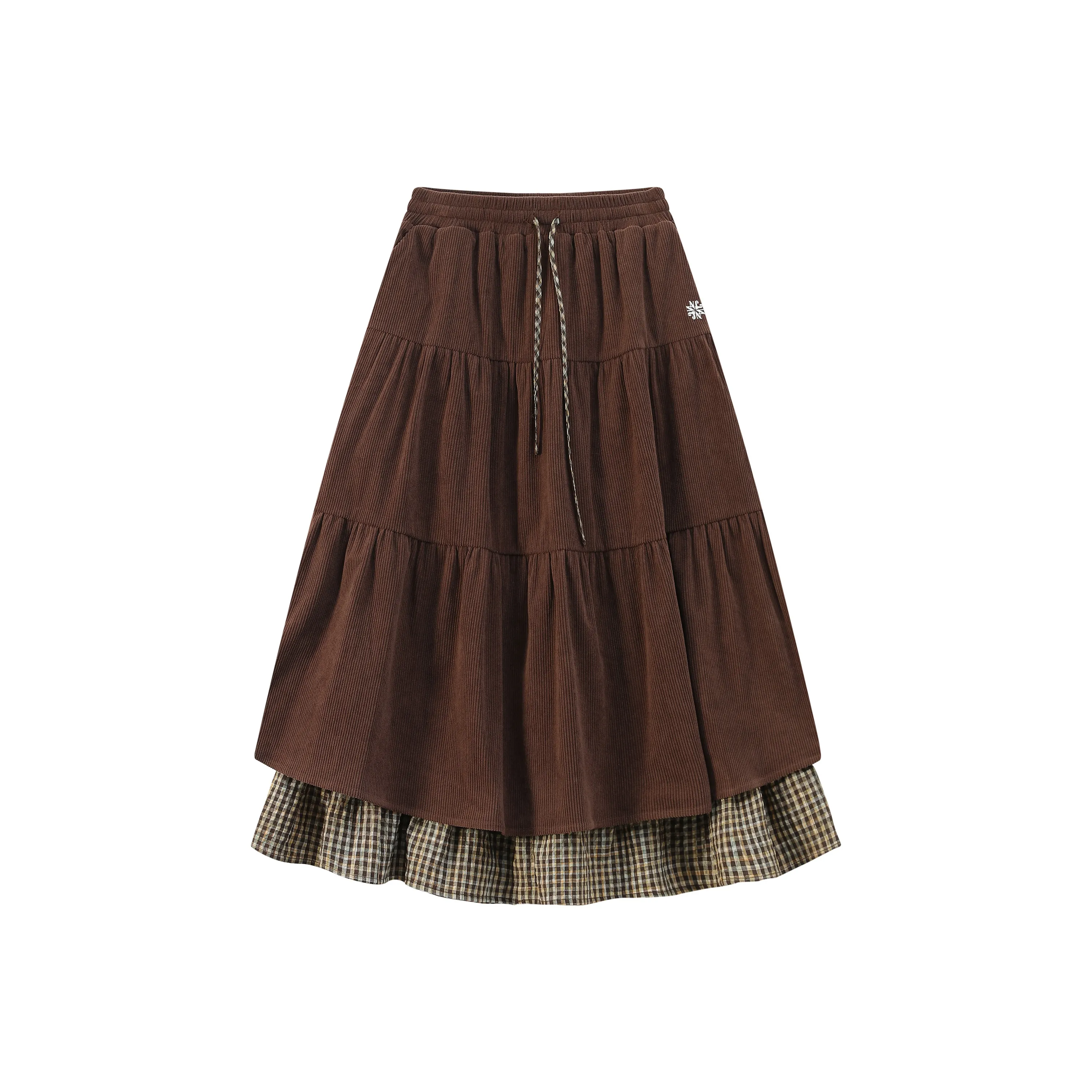 NewJnxs Повседневный Длинный Юбка Женские