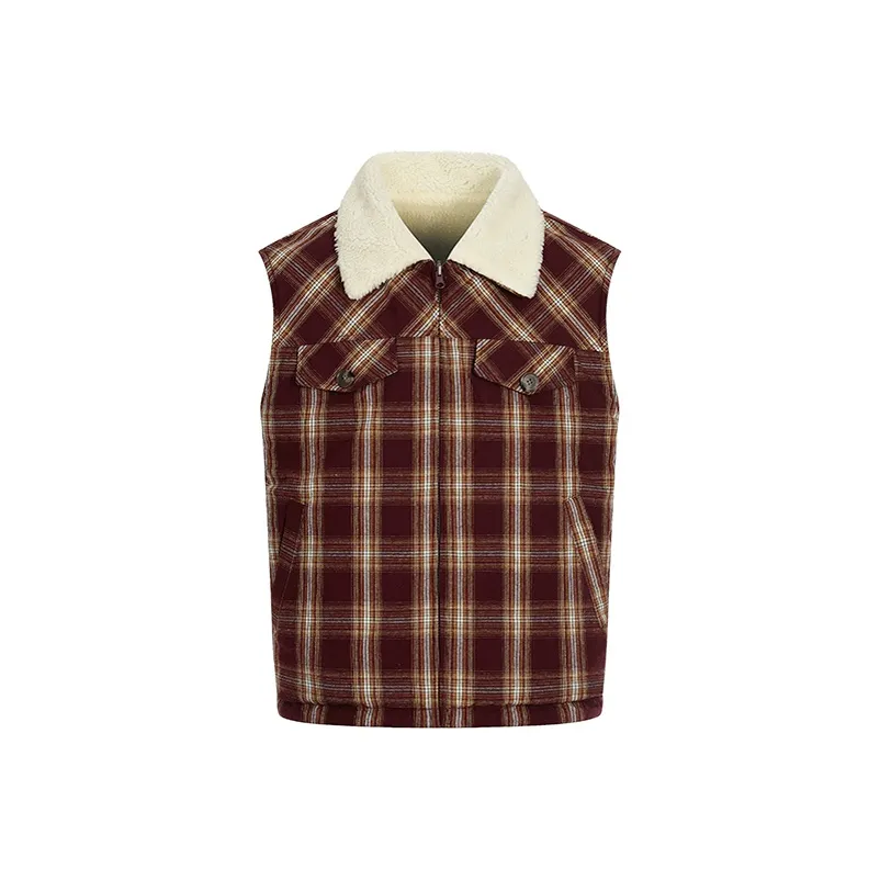 MR NEARLY Красная клетка Унисекс Жилеты
