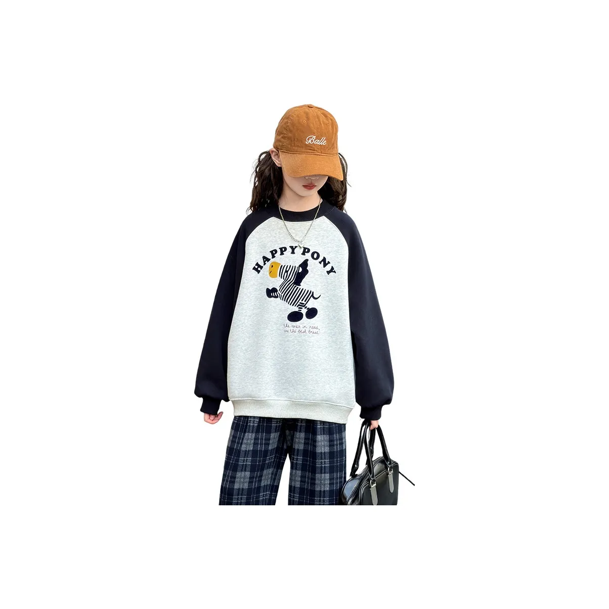 ABDT Темно-синий с флисовой подкладкой худи и свитшоты KIDS Свитшоты