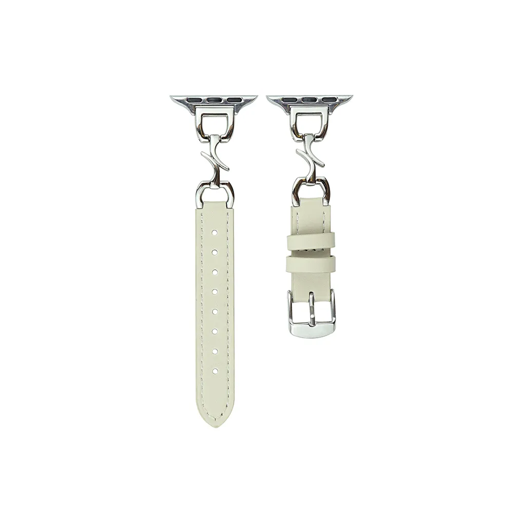 HUASONGXIN Ремешок Apple Совместимость Натуральная кожа Материал