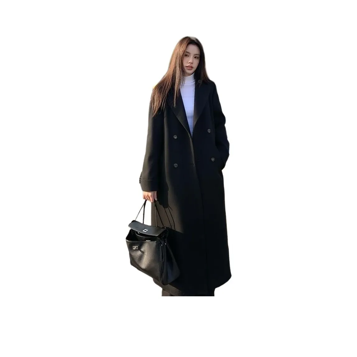 PEA Черное Женское Пальто