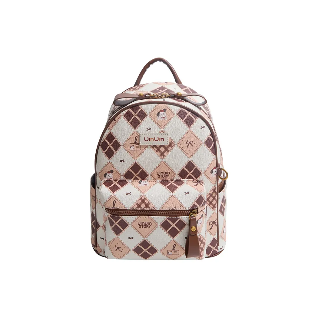 BRABOSTON ПУ (полиуретан) Рюкзак Маленький Размер Большой Размер Женский Коричневый Кофейный