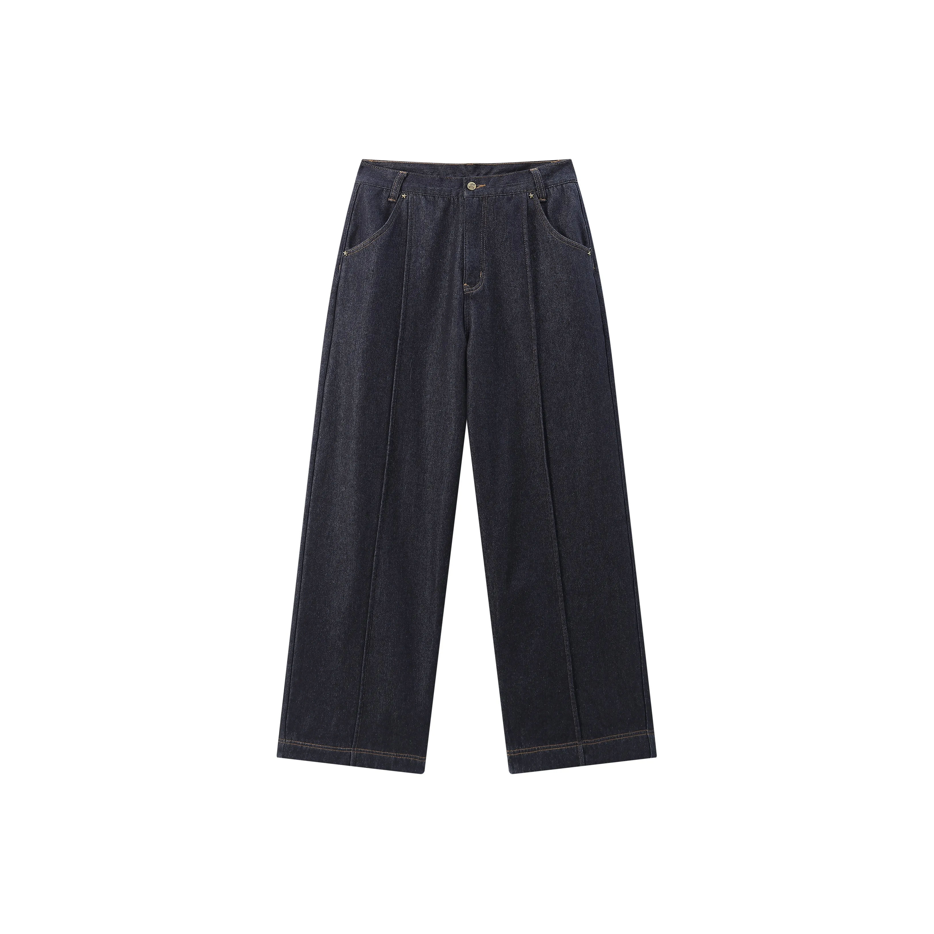 NewJnxs Темно-синий Унисекс Джинсы