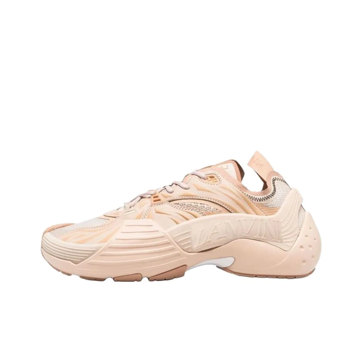 Lanvin Низкий топ Повседневная обувь Мужская Розовая