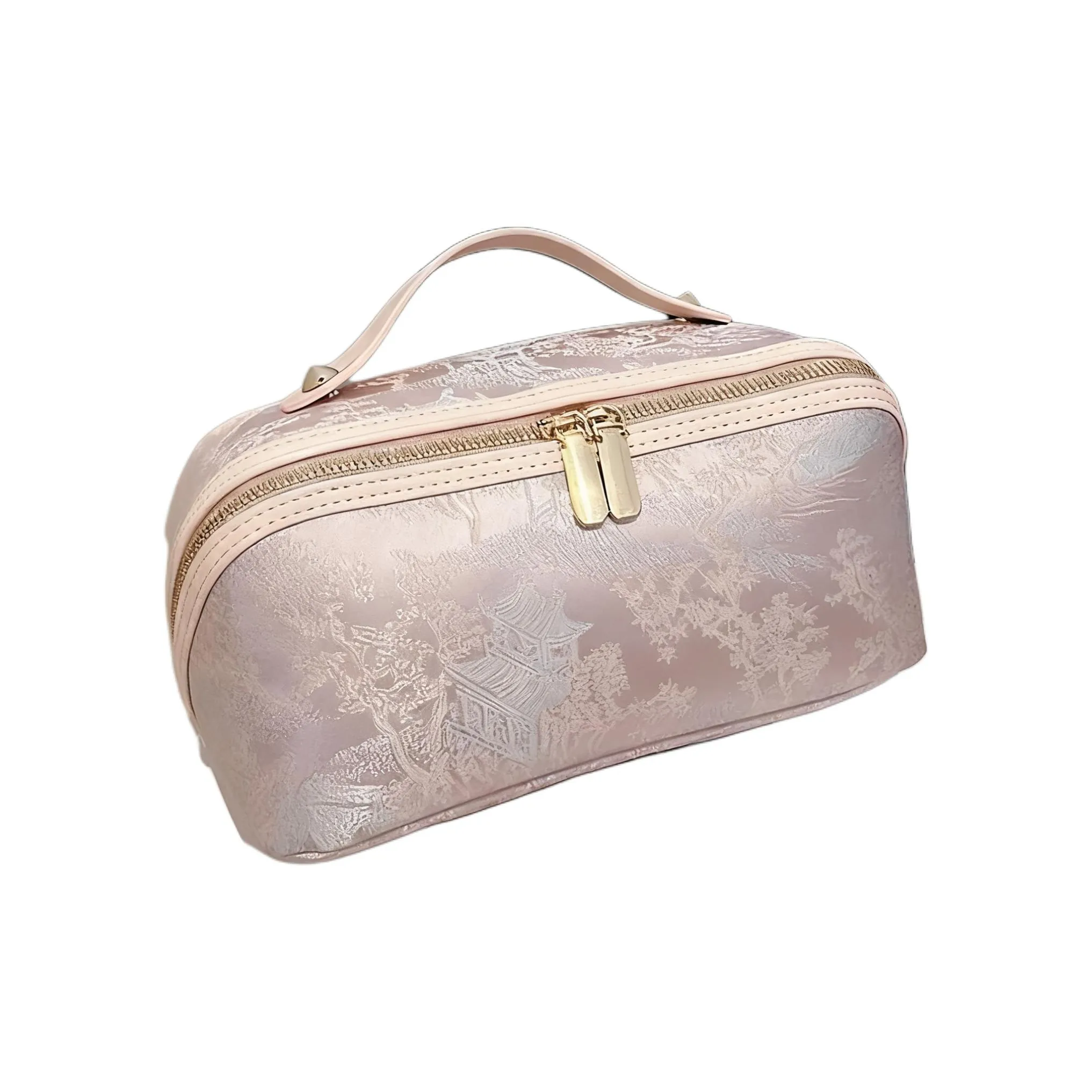 PureLove National Стиль Женские Большая емкость Портативный Премиум Путешествие Косметика Дорожные косметички