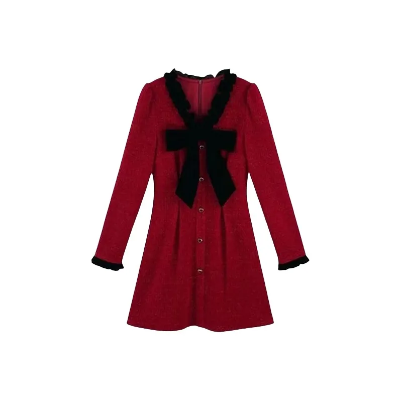 SCCREBEL OFFICIAL Длинное платье с длинными рукавами женское