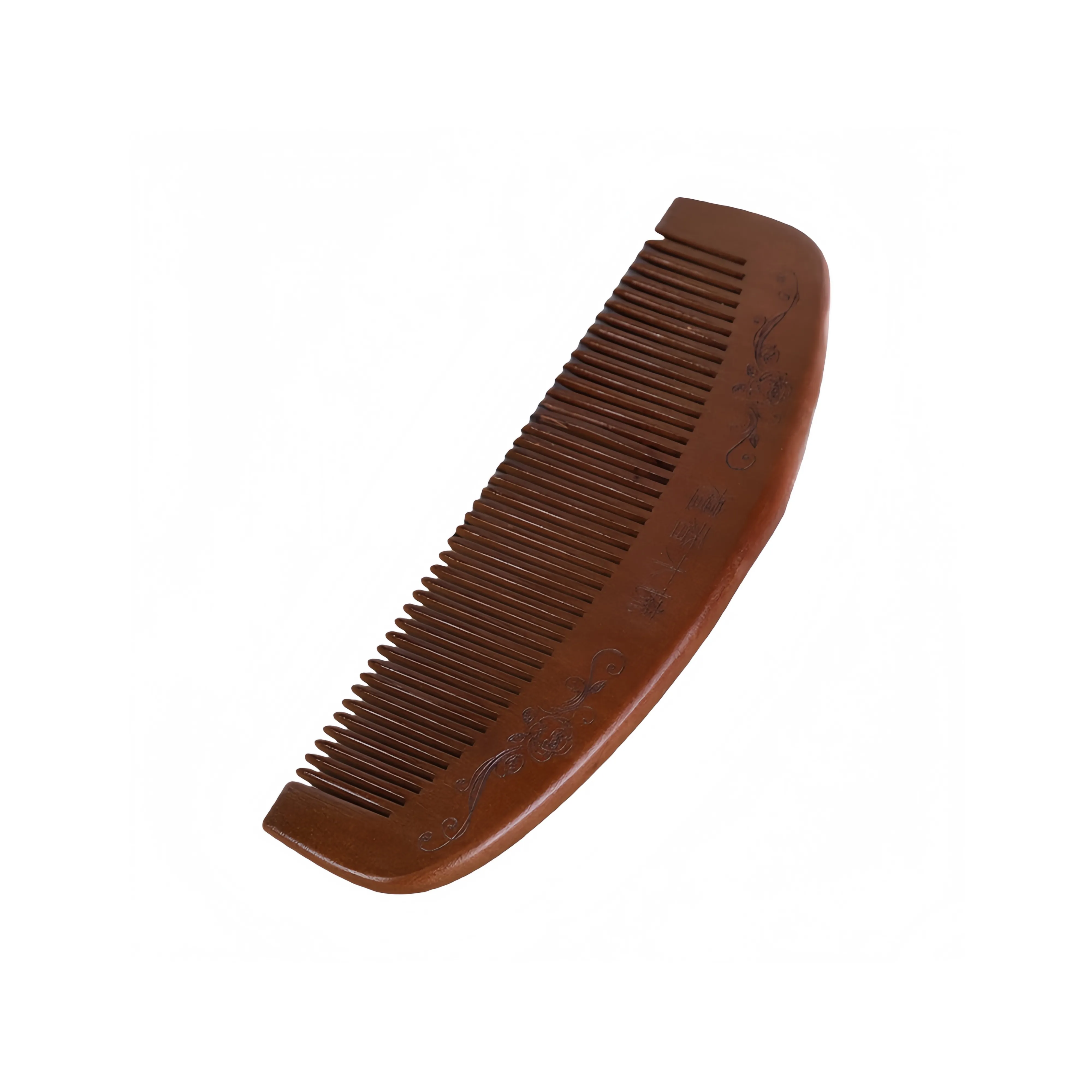 KEWANHONG Антистатическая уход за волосами Сандаловое дерево Гребень Коричневый Лунный Гребень Контроллер Гребень Массаж