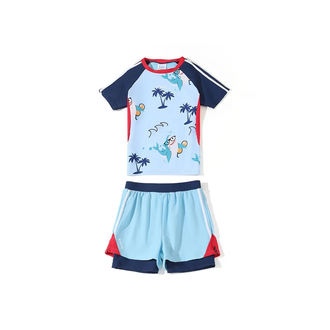 QIAODAN Aqua Blue KIDS Купальники