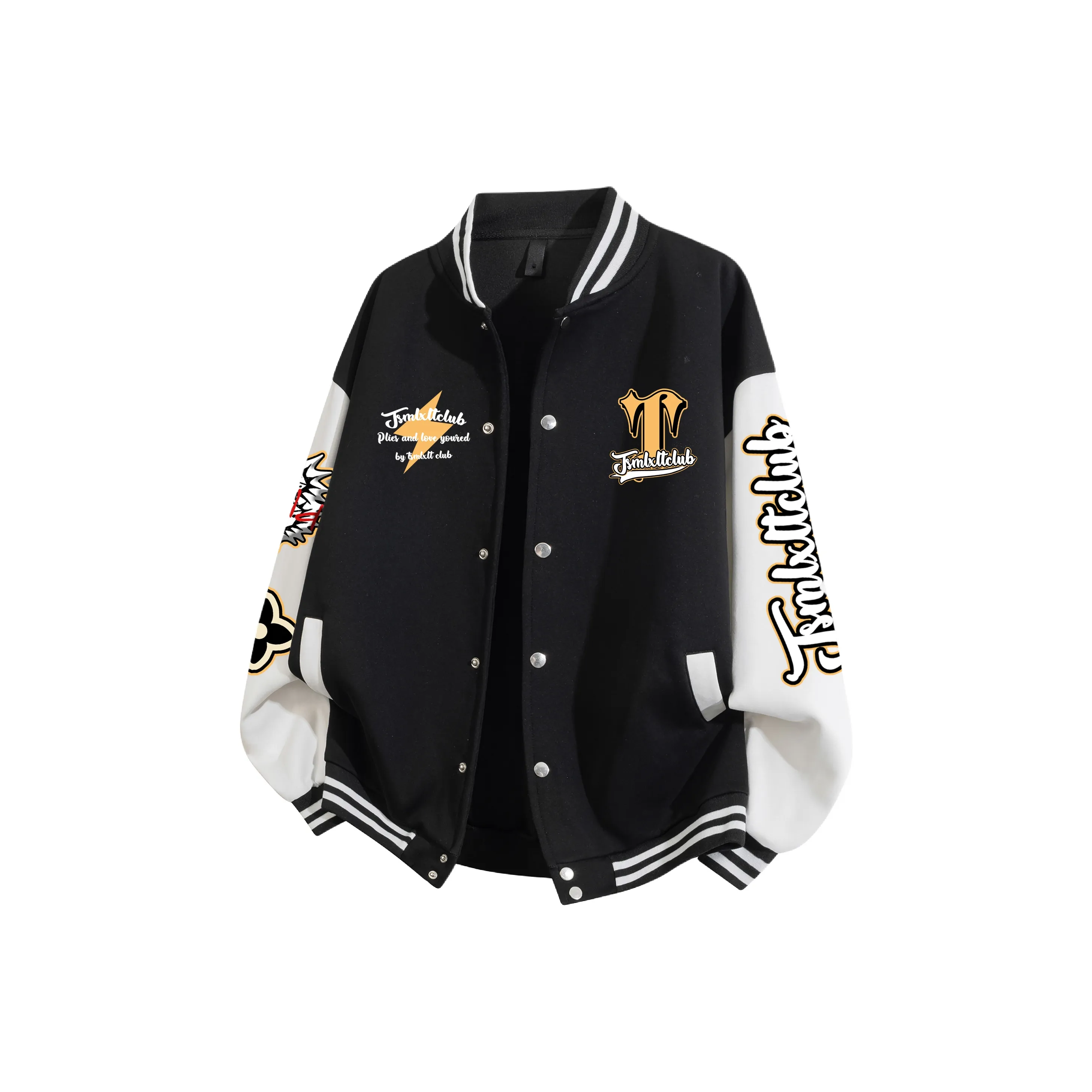 TSMLXLT Бейсбольная куртка Пальто Унисекс