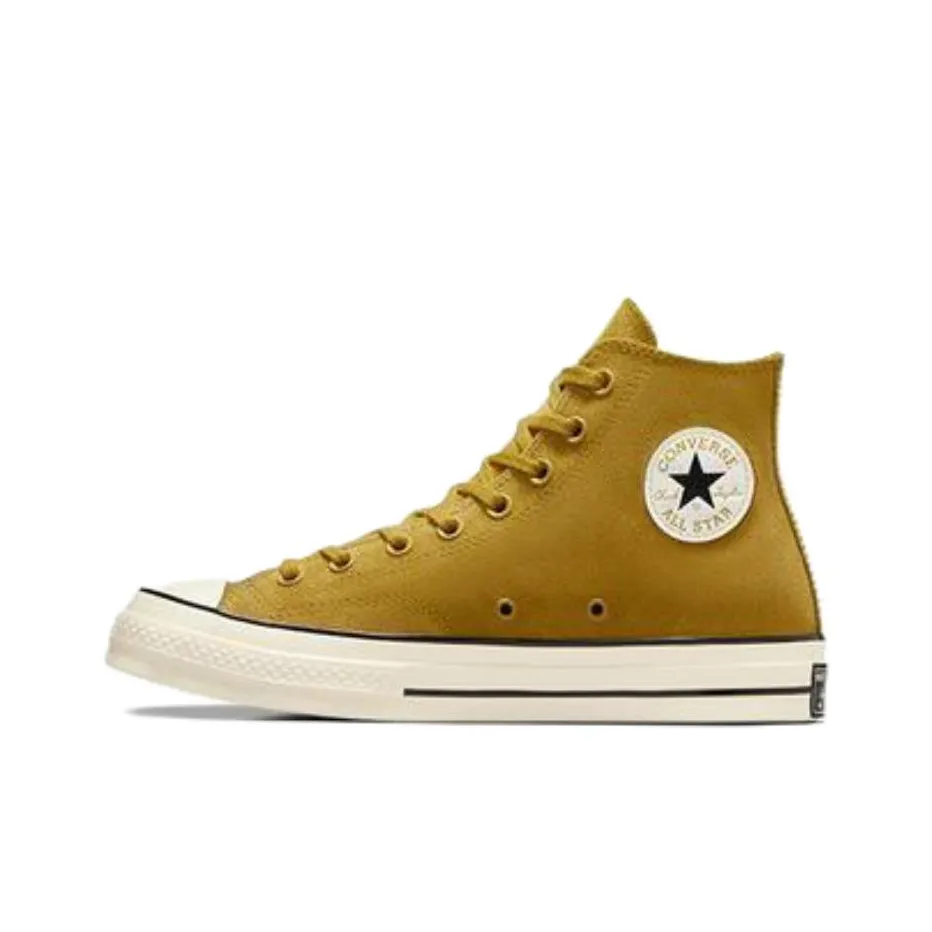 Converse Chuck 70 Плюс Износостойкие и Легкие Высокие Кеды Унисекс Желтые