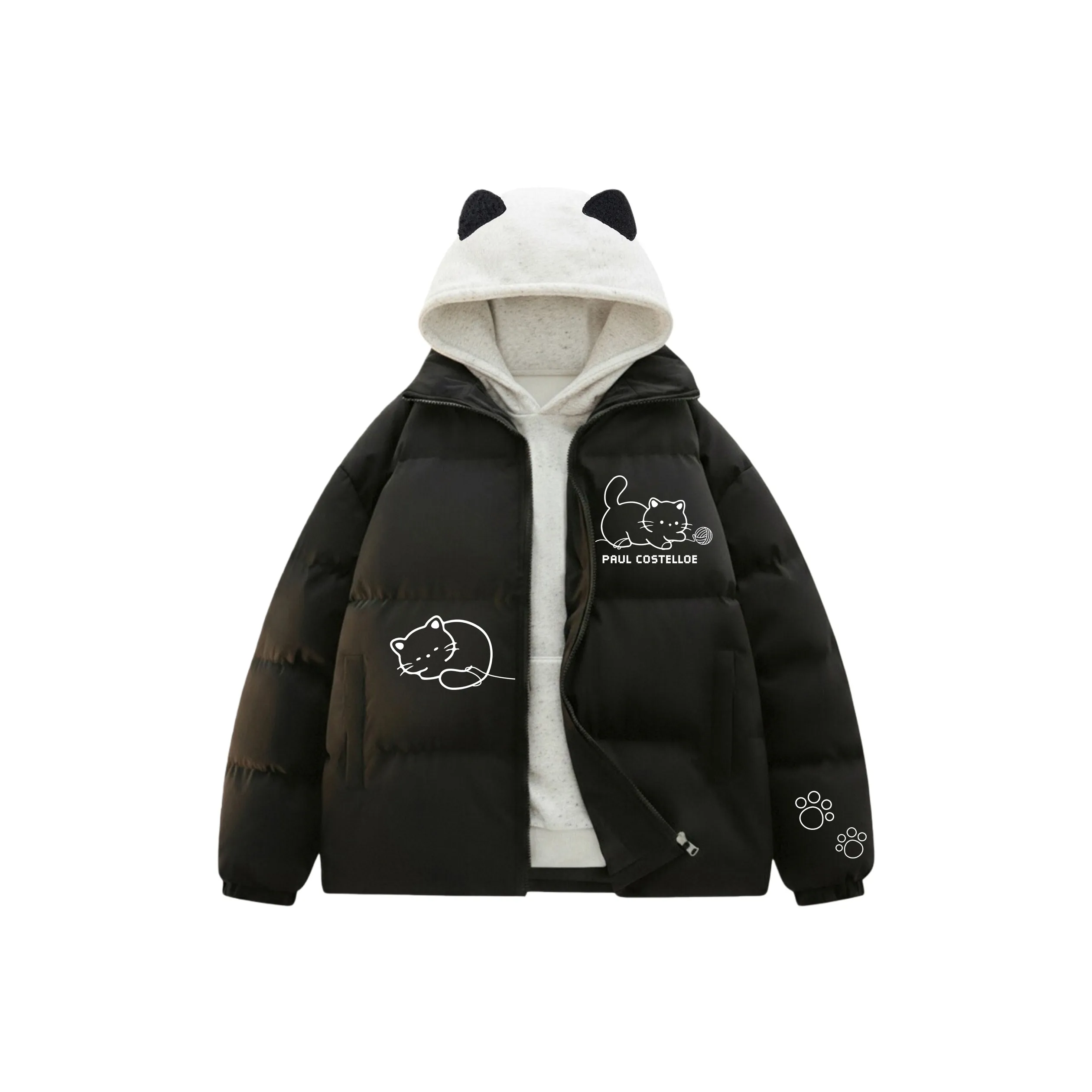 PAUL COSTELLOE Хлопковый пуховик женский