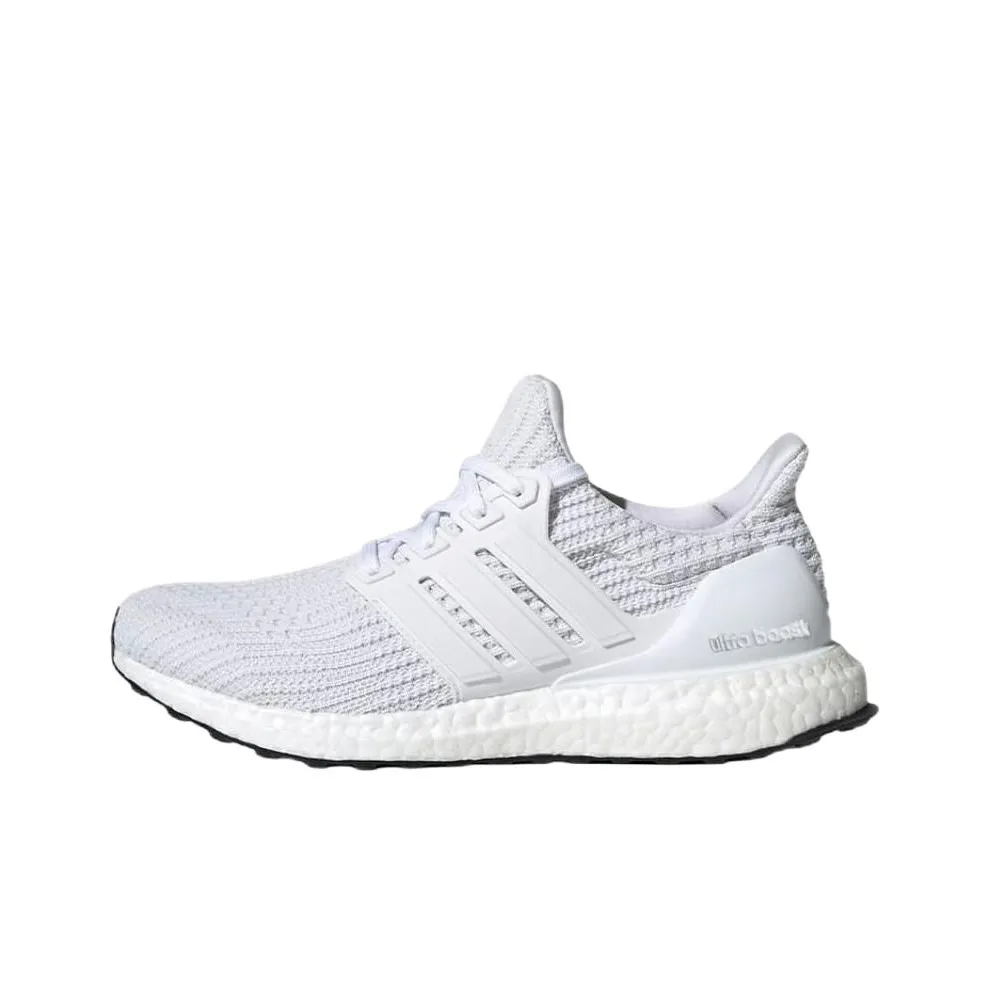 Adidas Ultraboost 4,0 Устойчивый к истиранию Дышащий Легкий Низкий Топ Беговые кроссовки Женские Белые