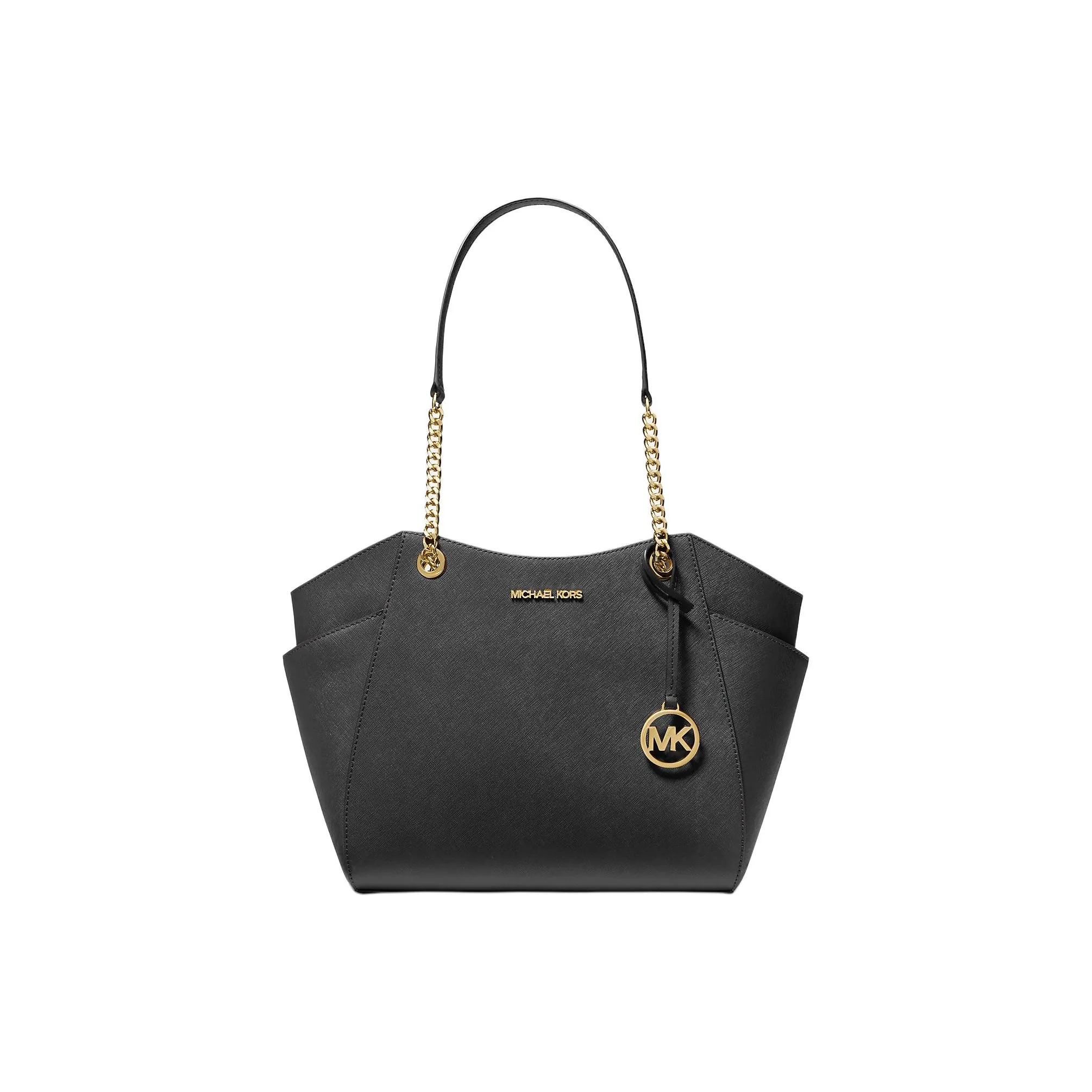 MICHAEL KORS Jet Set Travel Коровья кожа Тоут Слиток Сумка Сумка Женская Чисто черный