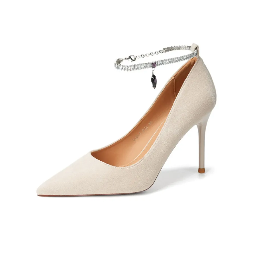 Lanza Absolutely Stunning Заостренный носок Свадебное платье Свадебная обувь Для невесты Двусторонняя женская обувь