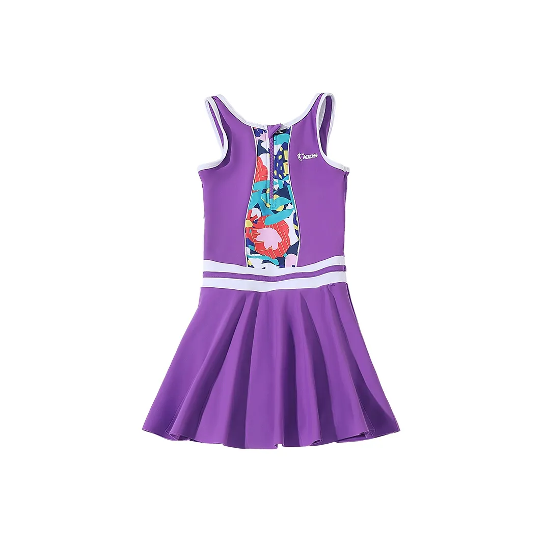 QIAODAN Виноградный фиолетовый KIDS Купальники