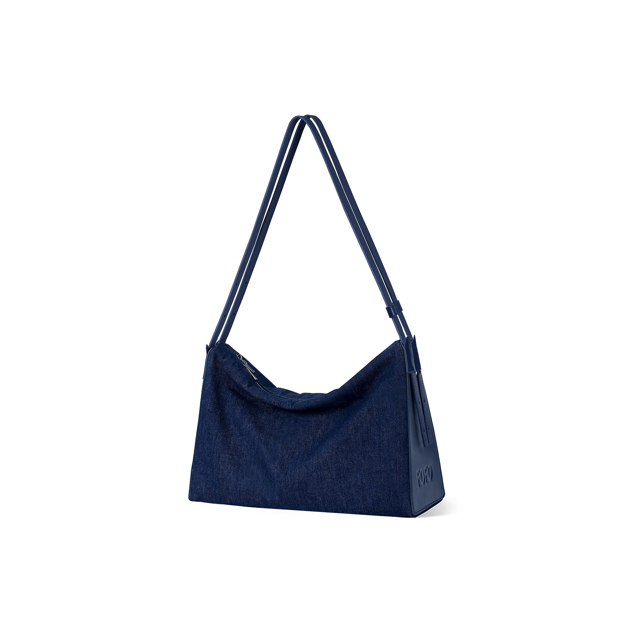 FOFO Деним Треугольник Сумка через плечо Средняя Женская