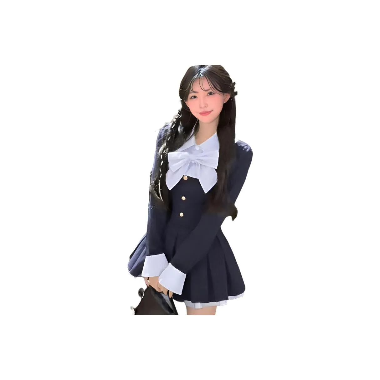 MORTEN SOLUM Длинное платье с длинными рукавами женское