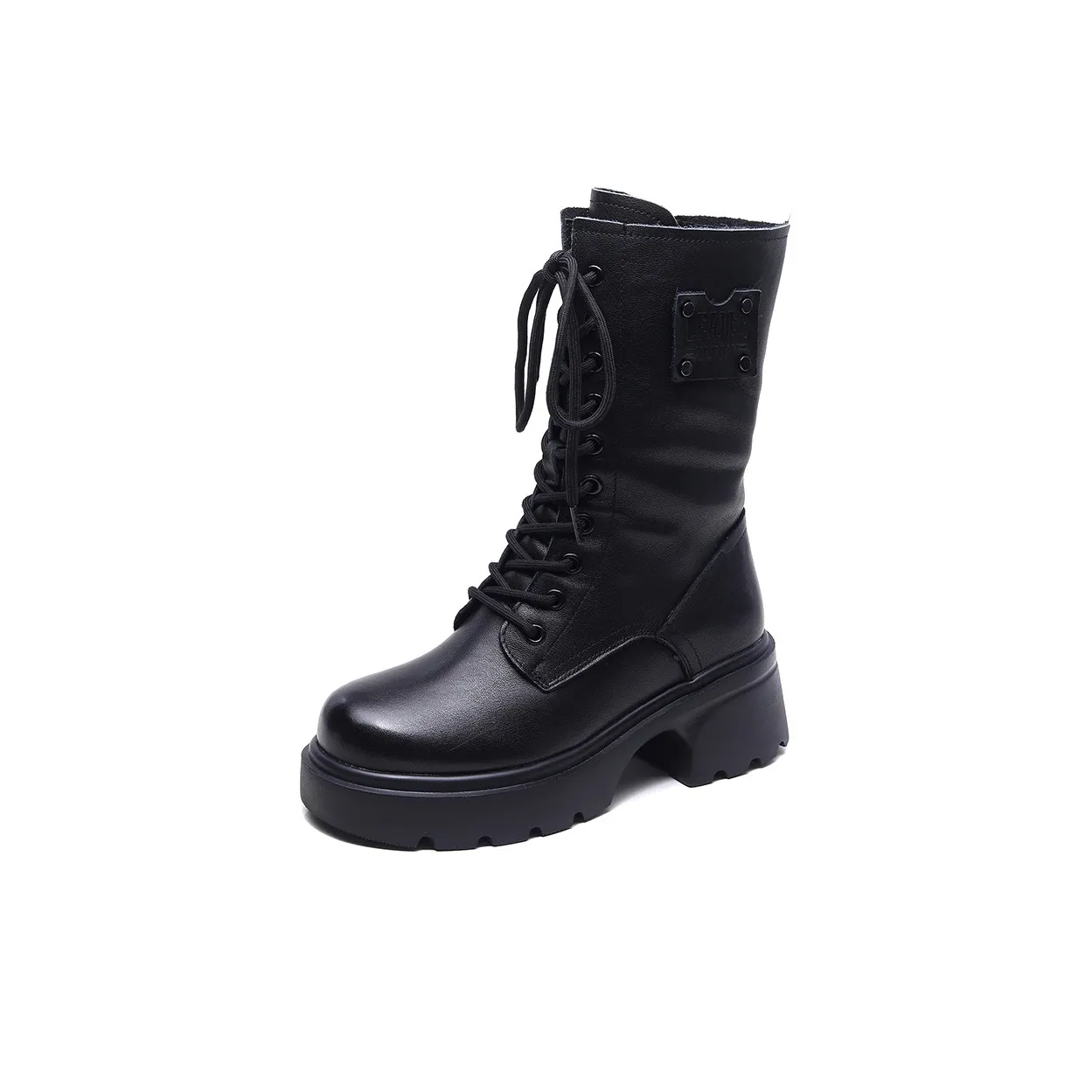 SENJIALUO Колено Высокие сапоги 6,5CM Женские