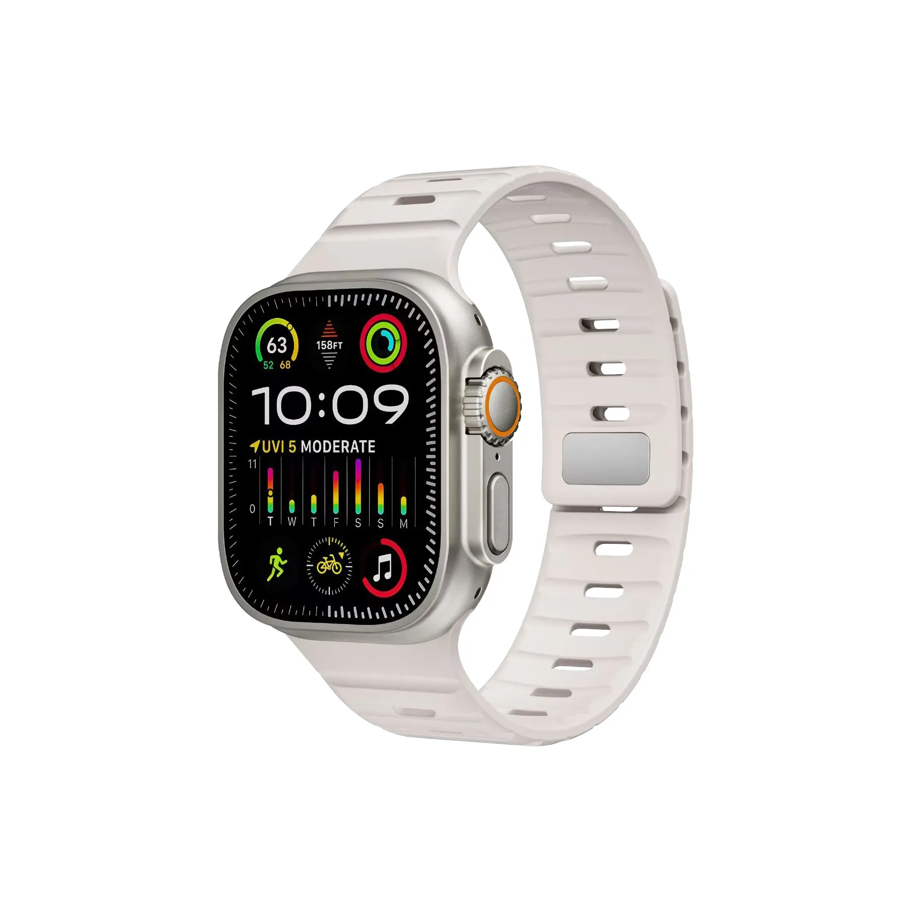 TAOGLU Ремешок Apple Совместимость Кремниевый Материал