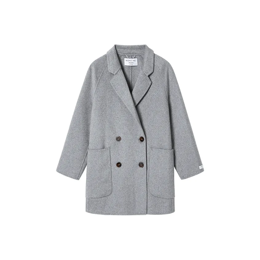 Mo Han Yi Mei Куртка Женская Серого цвета