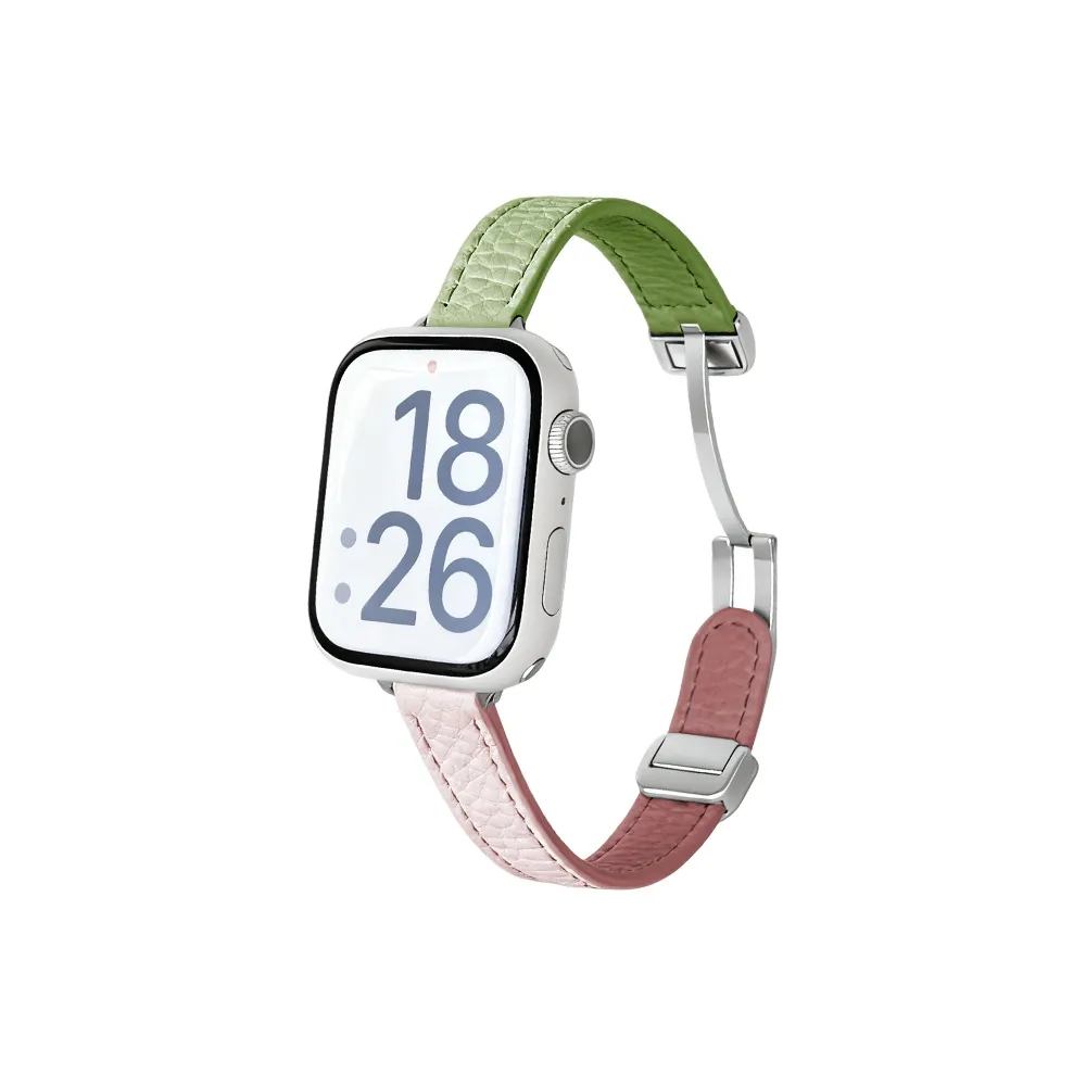 CHUANGYIDA Ремешок Apple Совместимость Материал Искусственная кожа