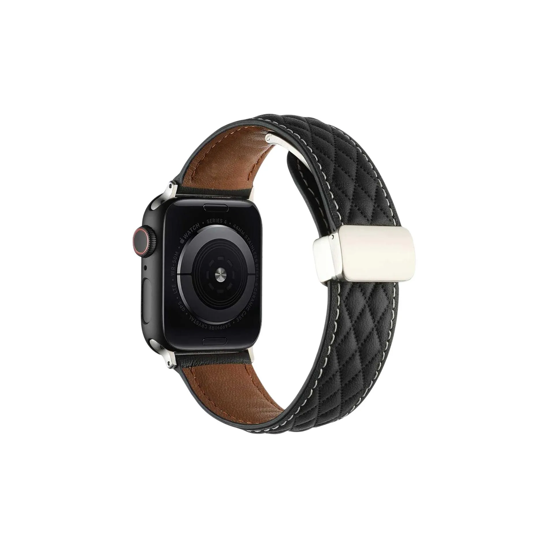 Akkerds Ремешок Apple Совместимость Натуральная кожа Материал 46 мм Циферблат часов