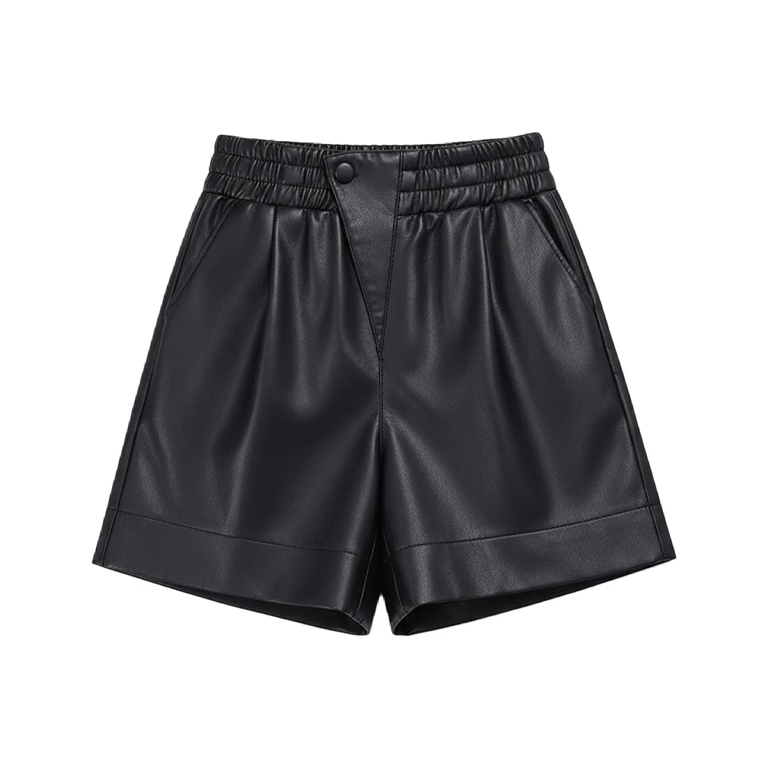 LEIDUO Черные Повседневные Шорты для Женщин