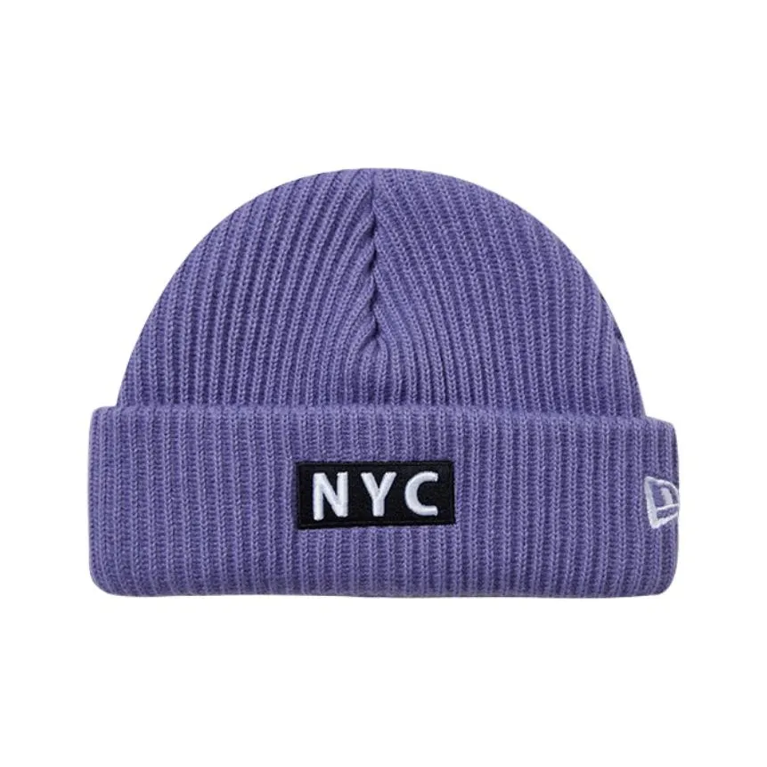 New Era Акриловые Шапки-бини Унисекс Фиолетовый Розовый Светло-зеленый Коричневый Темно-синий Синий Черный