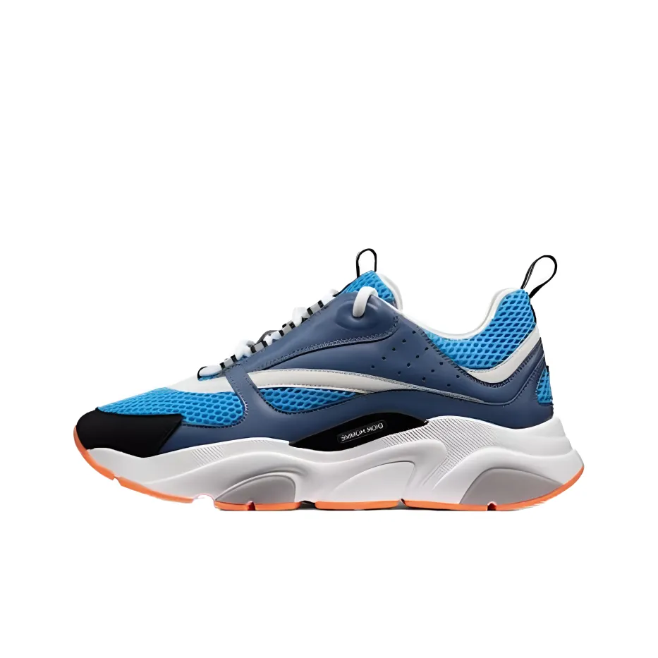DIOR B22 Casual Shoes Men Low Top Blue