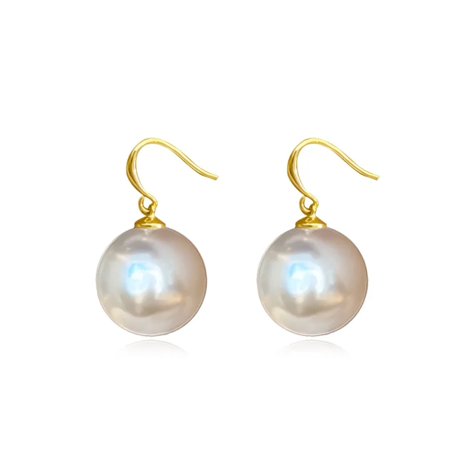 Серьги Yunxi с золотым покрытием медные женские