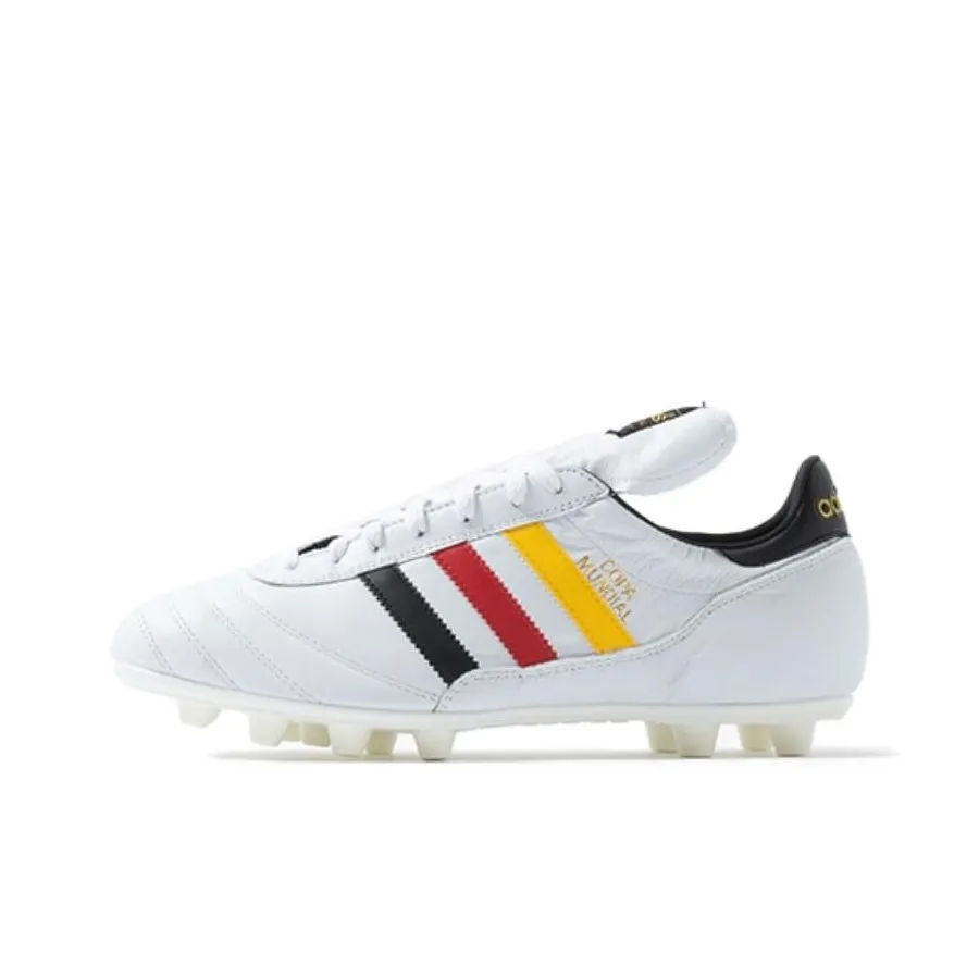 Adidas COPA MUNDIAL FG Твердый грунт Устойчивый к истиранию Футбольные бутсы Мужские Белый Черный Красный