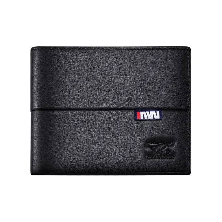 SEPTWOLVES Кошелек из коровьей кожи стандартный мужской черный