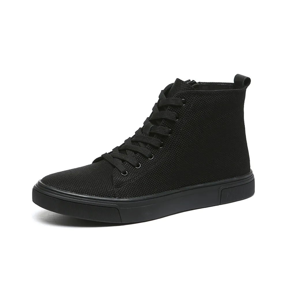 SENJIALUO Покрытие Устойчивое к истиранию Легкий Дышащий Противоскользящий Высокий Топ Повседневная обувь Мужская