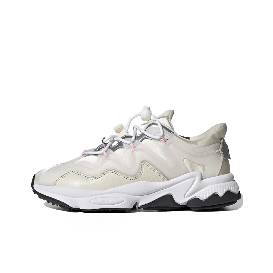 Adidas Originals Амортизация Противоскользящий Устойчивый к истиранию Низкий Топ Повседневная обувь Женская Экрю