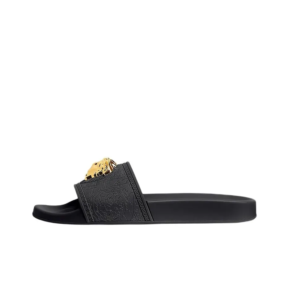 VERSACE Слипоны Женские Черные