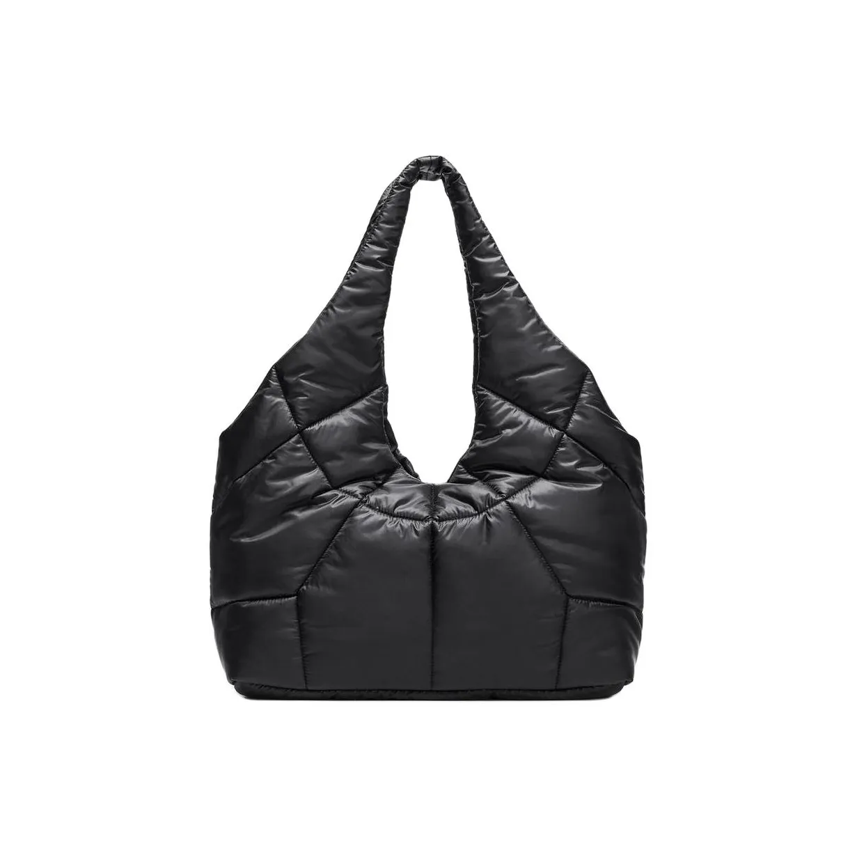 ZARA Нейлоновая сумка через плечо сумка-тоут женская черная