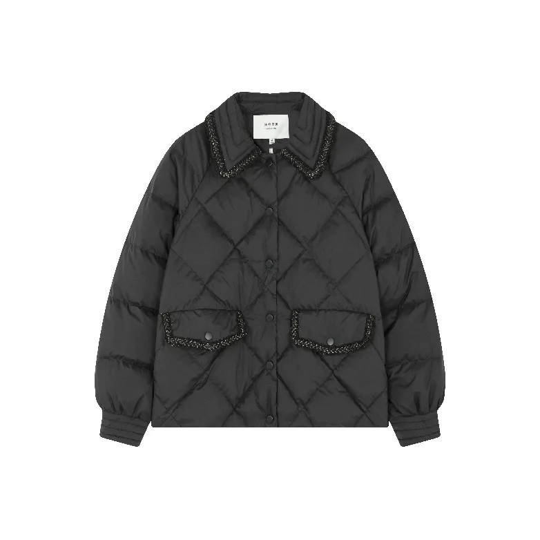 Mo Han Yi Mei Пуховик Женские Черный