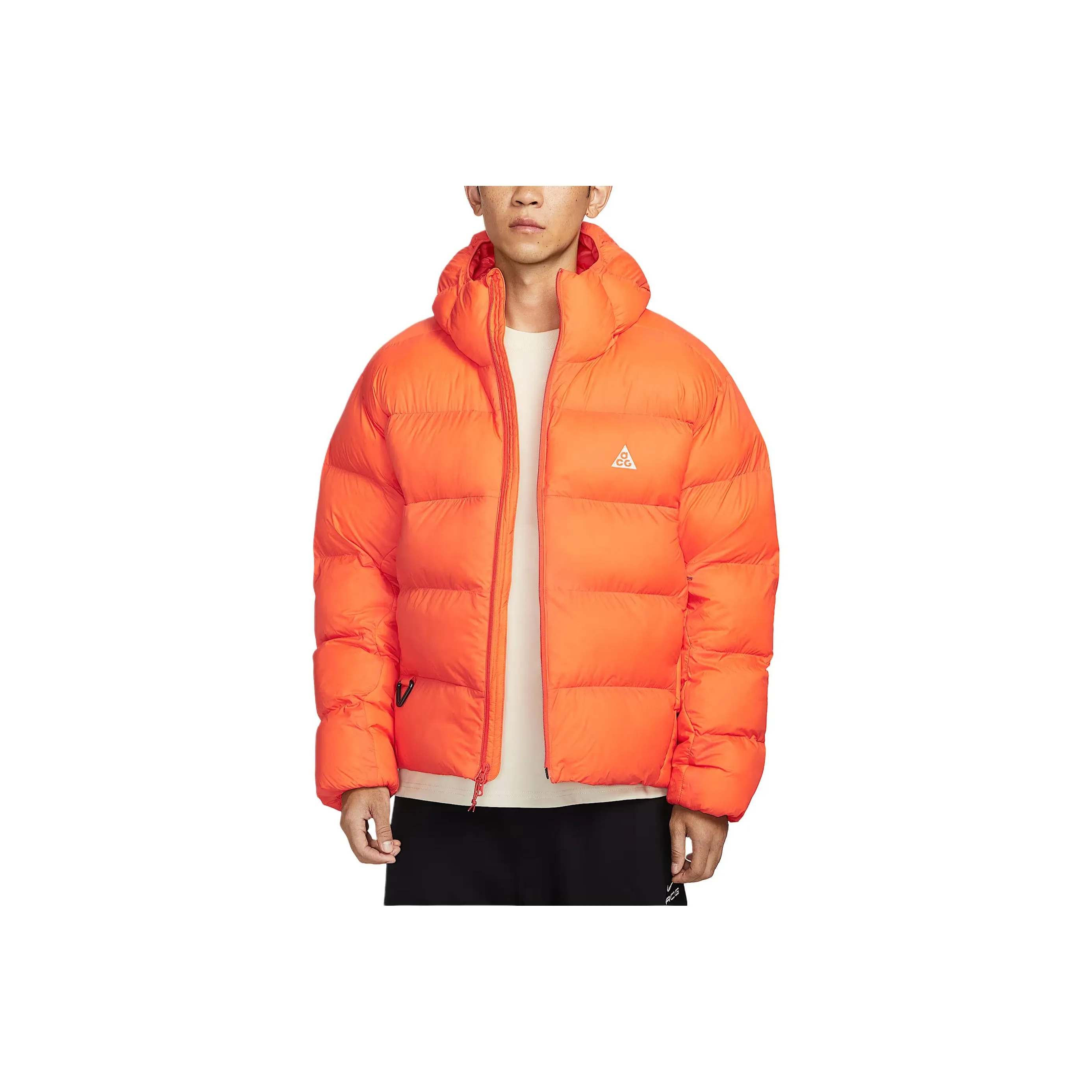 Nike ACG 'LUNAR Озеро' Puffer PrimaLoft Therma Форма ADV Пуховая куртка Мужская Безопасность Апельсин