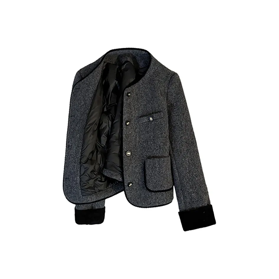 AURORA DIARY Серый Женские Меховые изделия