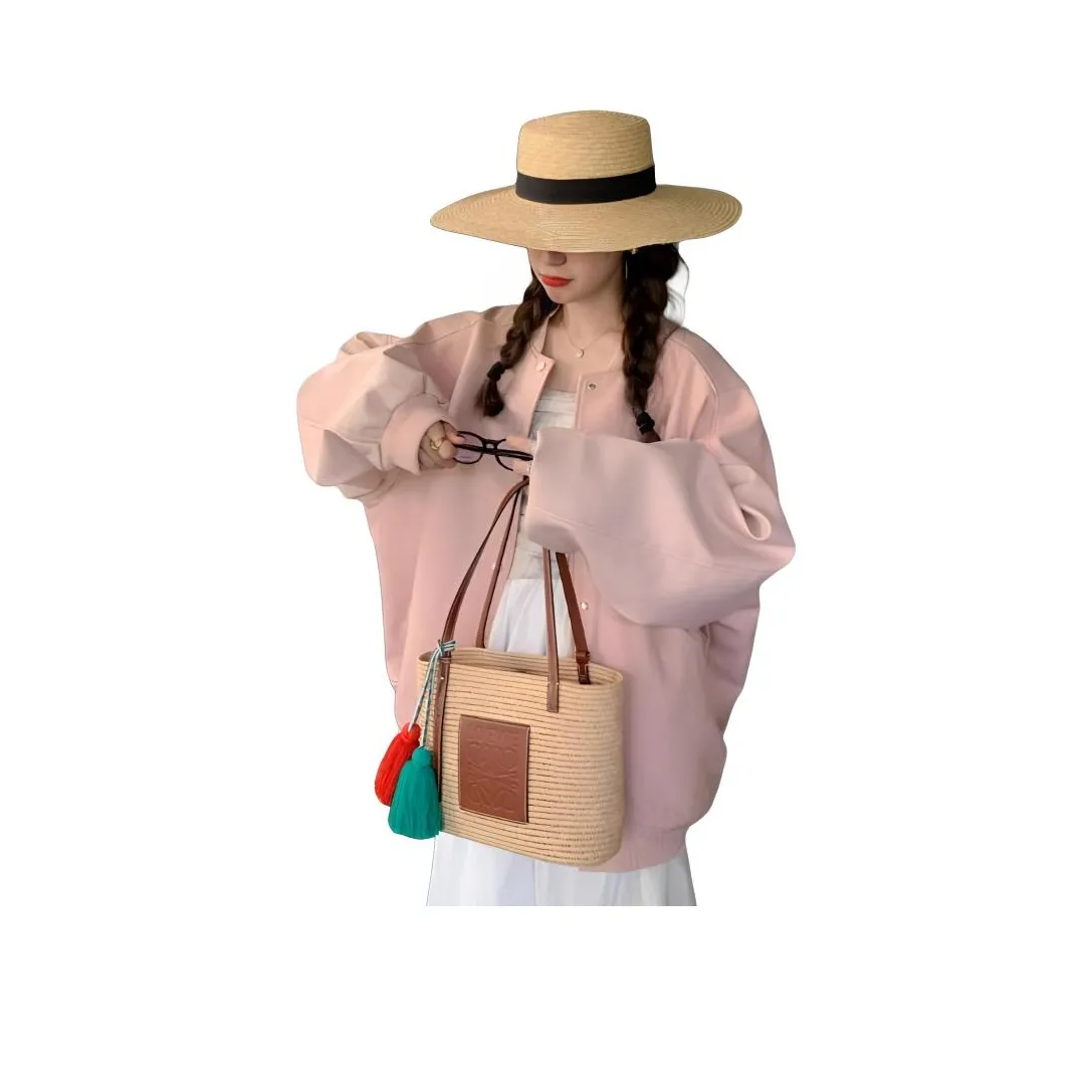 Mu Xiao Xin Розовый [Утепленный + Рукав с кожаными вставками Куртка] Женские Куртки