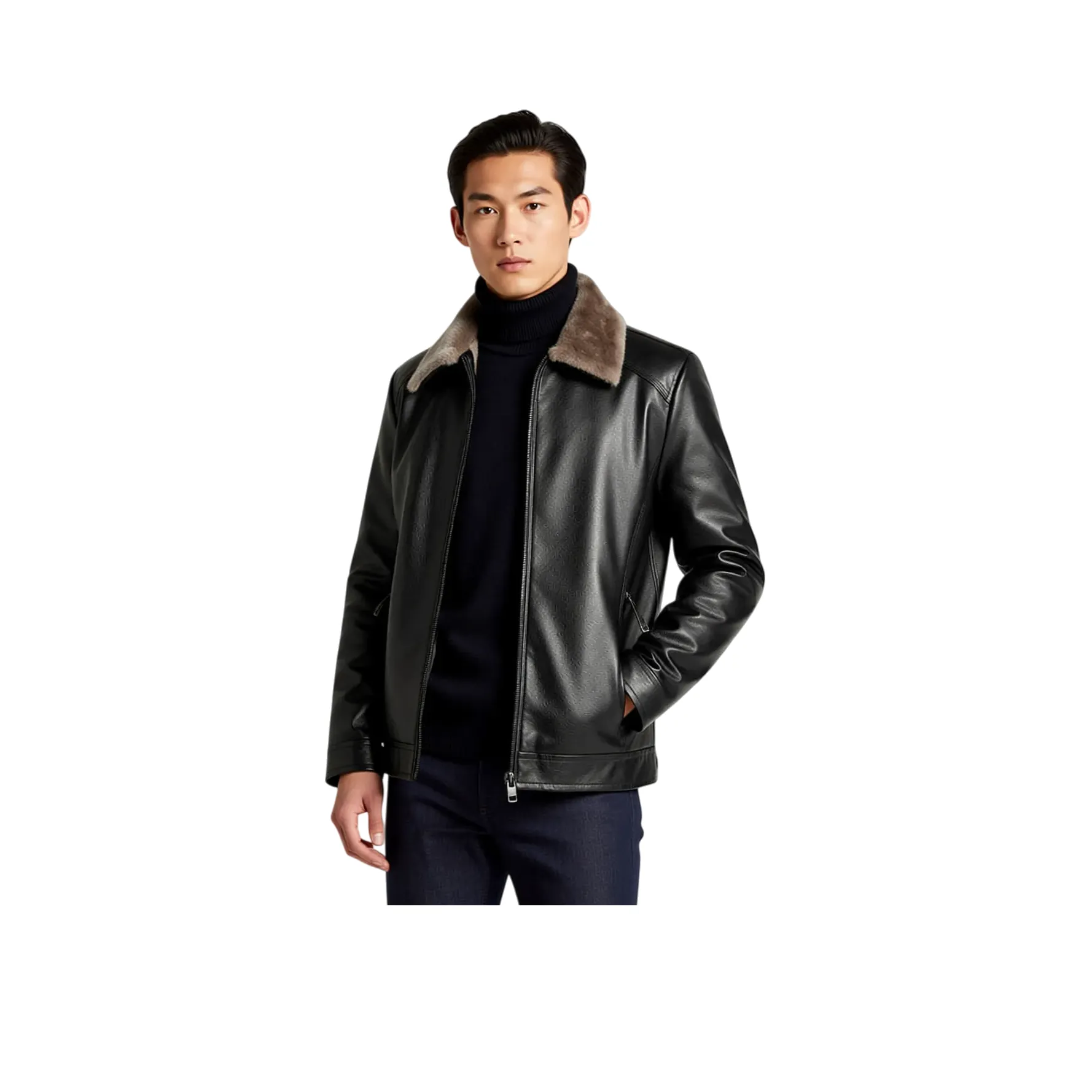 PIERRE CARDIN Кожа Куртка Унисекс