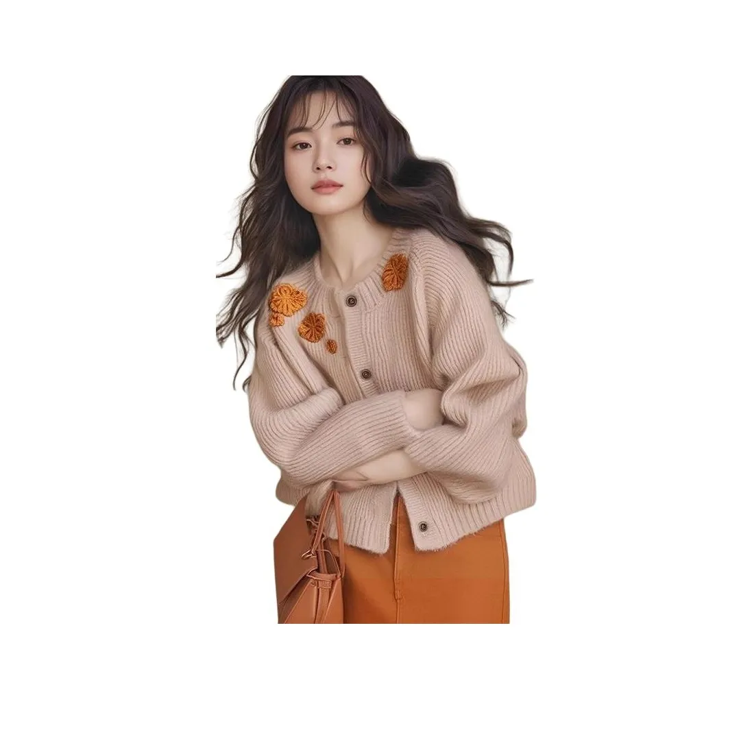 TENNE GIRL Абрикос Женская Трикотажная