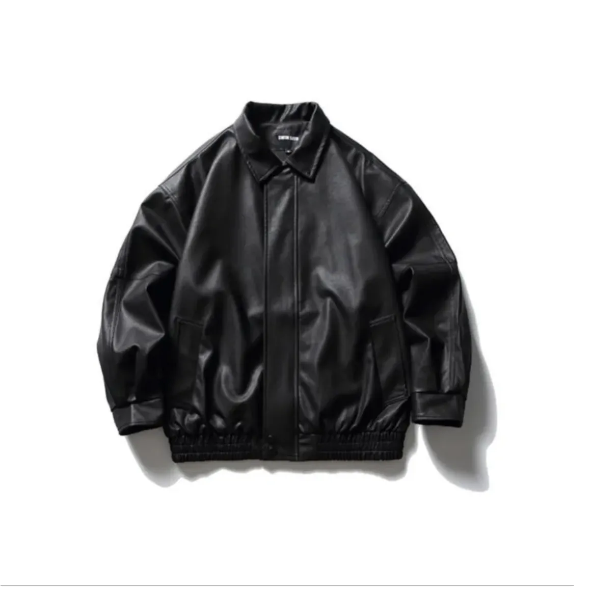 DILANGNIU Черные Мужские Кожаные Куртки