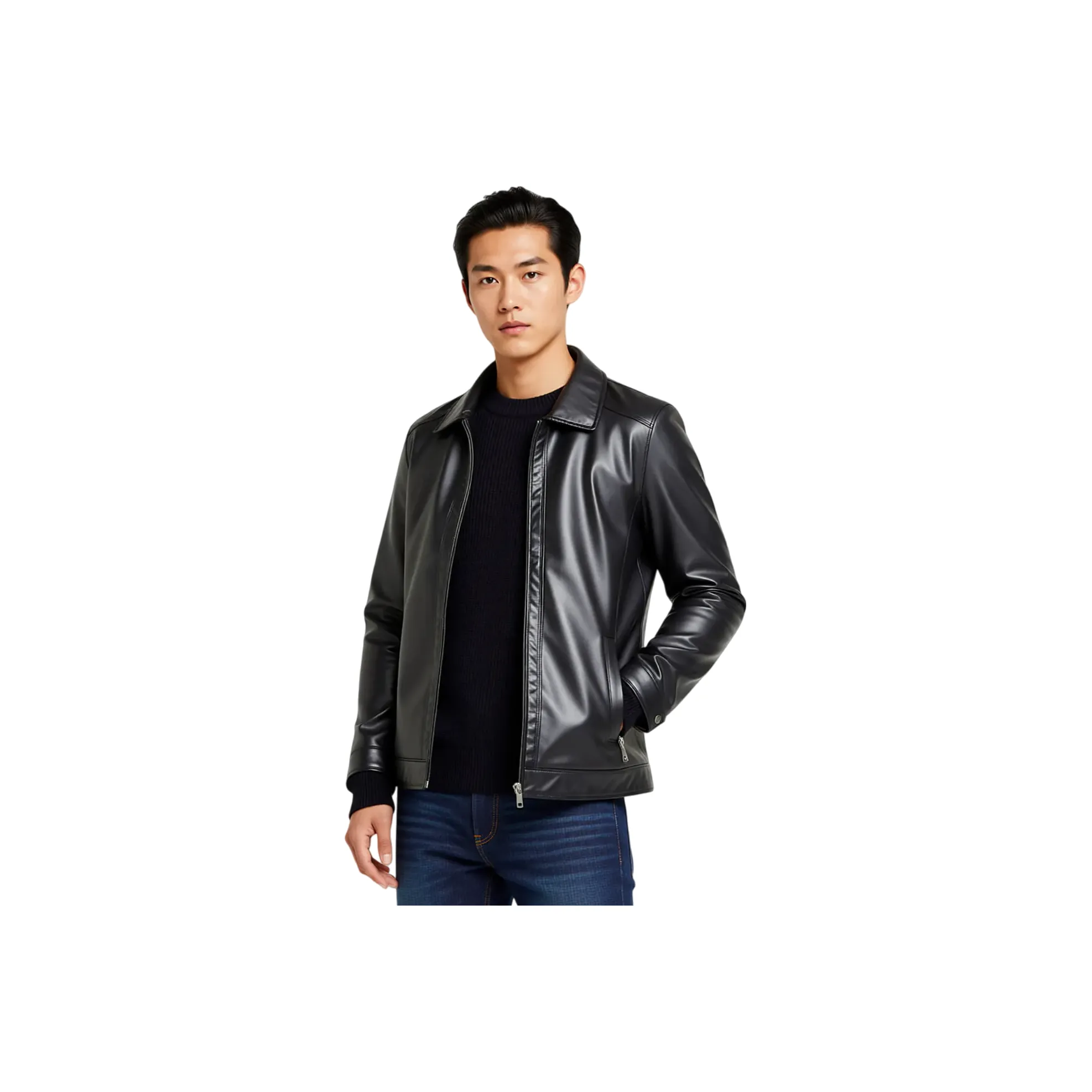 PIERRE CARDIN Кожа Куртка Унисекс